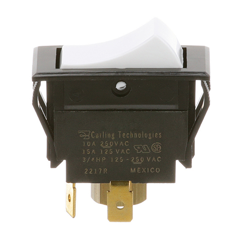 Garland GL1019200 SPST 125/250 VAC Rocker Switch On-Off