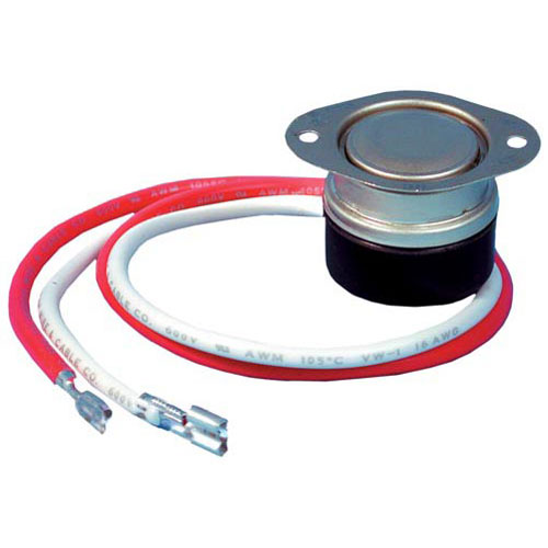 Heatcraft L5708 2 Wire Surface Mount Defrost Thermostat, 75&deg;F Open/40&deg;F  Close, 25 Amp Max