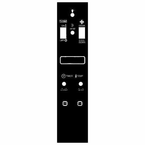 Garland 1657702 Convection Oven Overlay 2-Key 1-Speed ECO & ICO