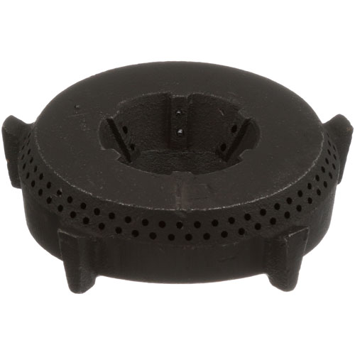 Hobart 00-714277-00004 Cast Iron Burner Head 4-1/4" DIA, 4 Protrusions Around Head, 2" CTRS MT