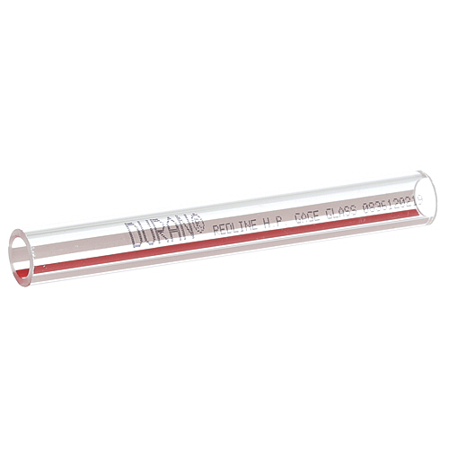 GR2987 Glass-Red & White stripe Tube Groen