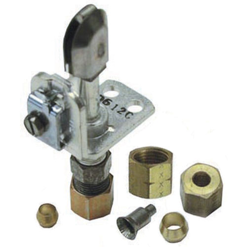 Bakers Pride M1055X Flame Pattern Standard 1/4" Tube Pilot W/3/4" Hood & NAT/LP Orifice