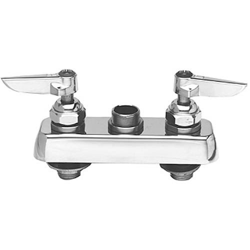 T&S Brass B-1110-LN Deck Mount W/Swing Nozzle 4" CTRS