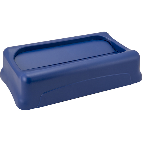 Rubbermaid RBMDFG267360BLUE Swing Lid Blue