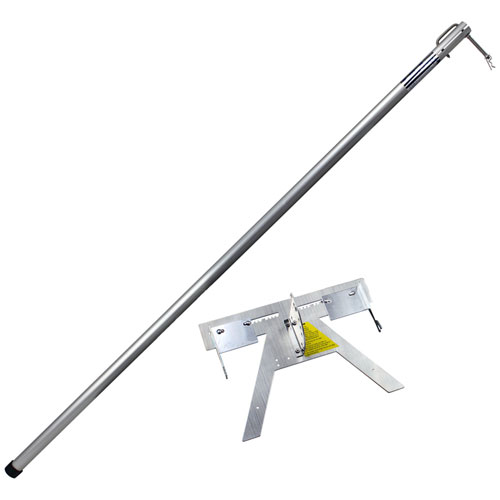 Allpoints 721548 5ft Pole Hood Filter Lifting Tool W/Adjustable Prong 10-3/4" X 14-3/4"