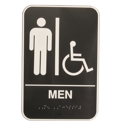 Vollrath 5631 Sign Men 6"X9"