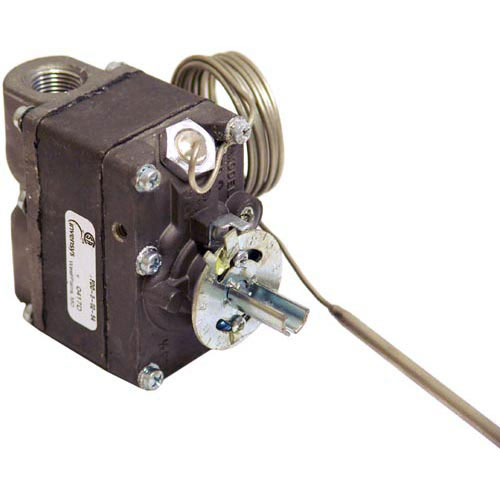Vulcan Hart 00-407522-00001 Oven Thermostat FDO-1 W/ 3/16" X 14-3/4" Bulb, Gas In/out 3/8" FPT