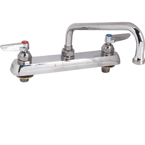 T&S Brass B1121 8" Deck Faucet, 8"Spt,Leadfree