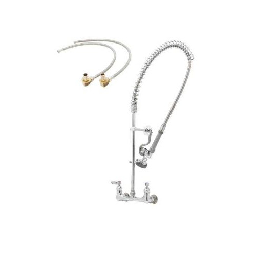 T&S Brass B-0133-B-KIT Faucet Pre Rinse Wall Mount Base Kit 8"
