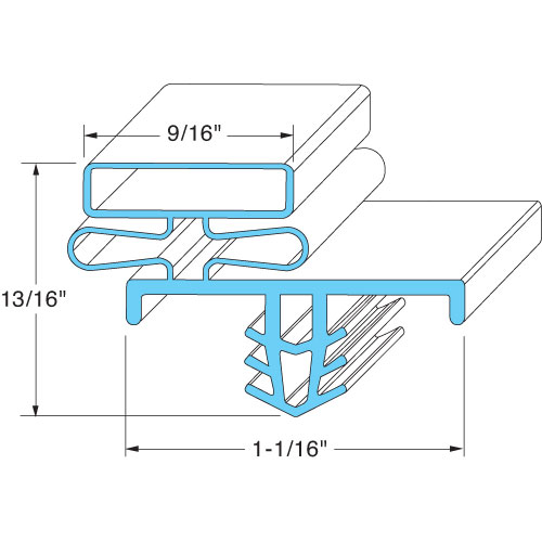 Delfield 1701288 Door Gasket