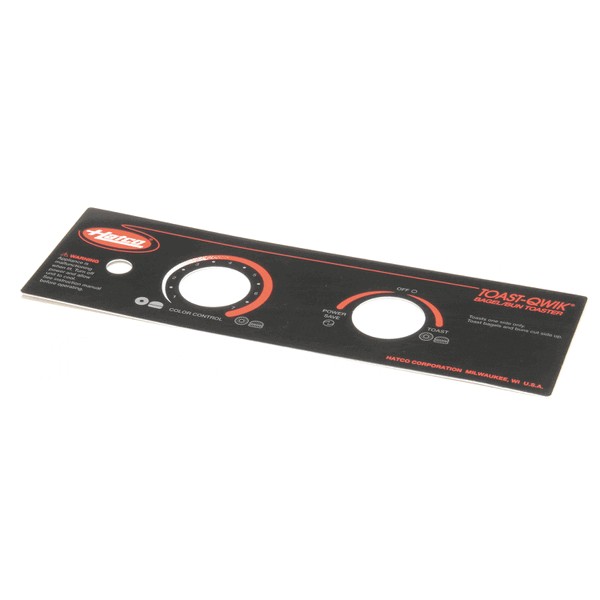 Hatco 07.01.335.00 Toaster Control Plate TQ-20BA