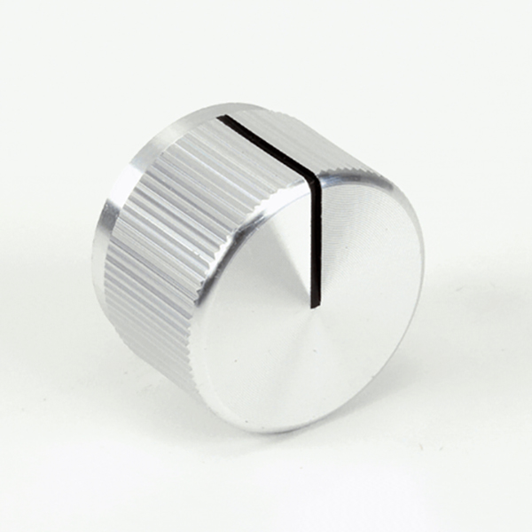 Southbend 1174749 Silver Knob W/Black Pointer 15/16" DIA, .187 Flat Up