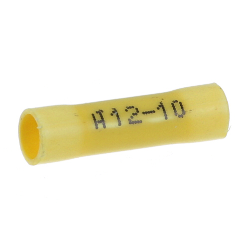 Allpoints 851031 Vinyl Insulated Butt Connectors W/Terminals, 10-12 AWG, 100/pack