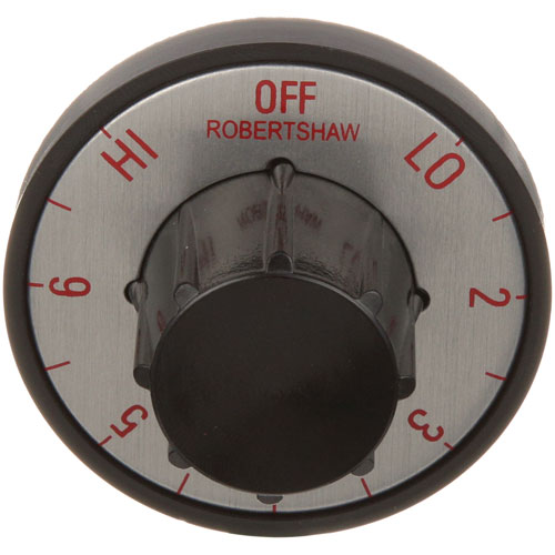 SECO 724 Steam Table Control Knob, 2" DIA., Off-Low-2-6-Hi,