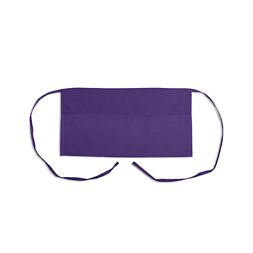 Allpoints 1046PUR KNG 11 in Waist Apron Purple 3 Pockets