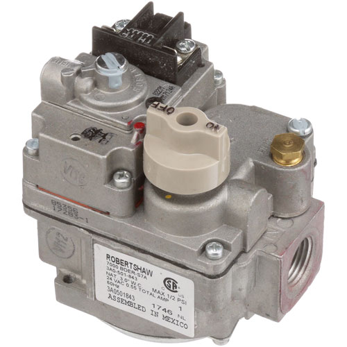 Frymaster 8070870 Natural Gas Valve 1/2" FPT 3.5" WC 24 VAC/12 VDC