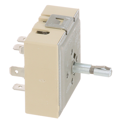 Bakers Pride 2E-M1368A Oven Infinite Switch W/4 Screw Holes 6 Term & Clip 15 AMP 240V