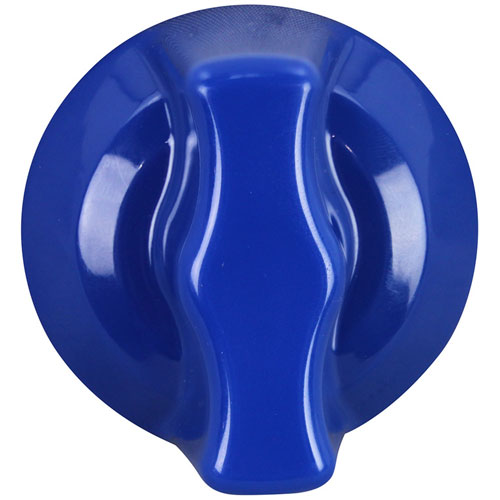 Montague 11790-0 Range Burner Valve Knob Blue 2-5/16" DIA Off/On Mount