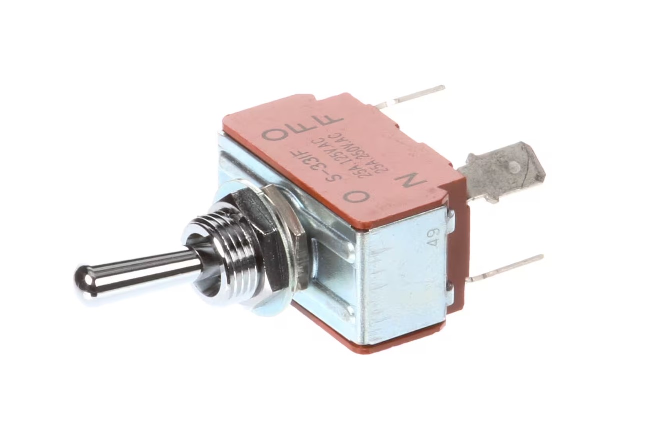 Curtis 3375000147 Toggle Switch Non-Lit DPST 25A 125/25O VAC Resistive