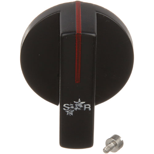 Star Mfg PS-Z9181 Electric Griddle Black Knob W/Screw 2-1/4" DIA