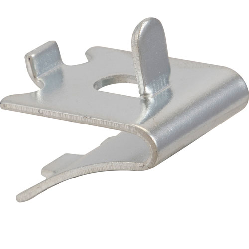 TRUE E920158 Zinc Plated Steel Pilaster Clip W/ Tab, 4 Pack