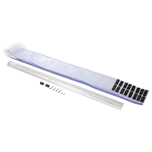 Kason 401SA6063884 Lightweight Aluminum Easimount Strip Curtain, 34" Opening