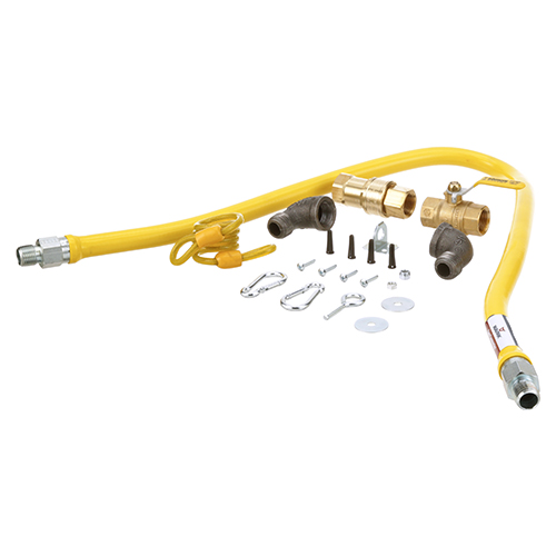 Dormont 34S0289-48 Gas Hose Kit W/Gas Ball Valve 1/2" X 48"