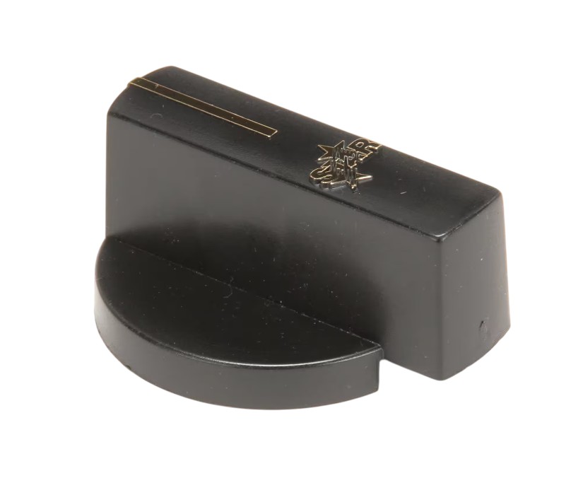 Star Mfg 2R-Z4819 Knob Black W/Gold Line