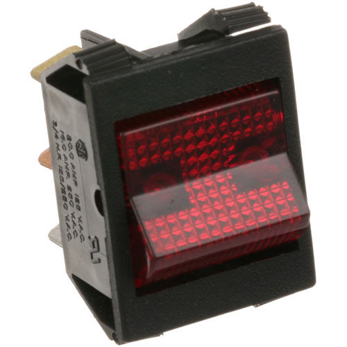Vulcan Hart 00-824226-00002 Griddle Red Lighted Rocker Switch SPST On/Off 125V