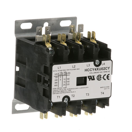 Champion 103207 4 Pole Contactor, 208/240V,30AMP