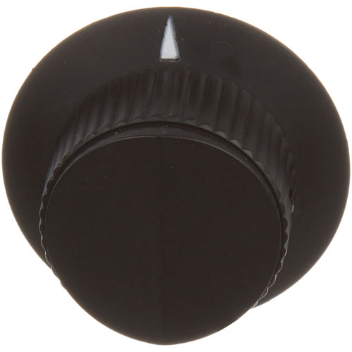 Southbend 9148-1 Black Indicator Knob W/White Arrow 1-7/8", 1/4" Hole With 2 Set Screws
