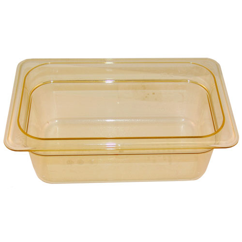 Cambro 44HP150 1/4 Size Food Pan - Amber High Heat