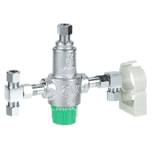 Zurn 38ZW3870T4P Thermostatic Mixing Valve 3/8"