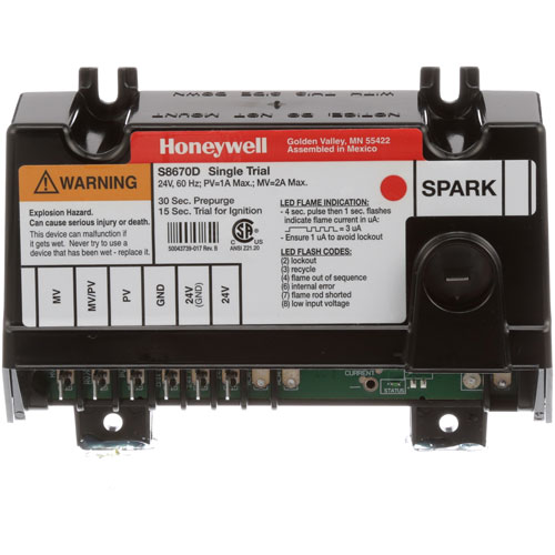 Lincoln 369393 Oven Ignition Control Module W/15-Sec Lockout 24V
