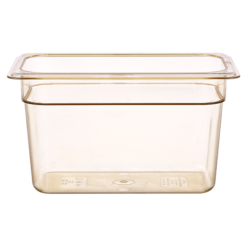 Cambro 46HP(150) Food Pan H 1/4 Size 6" Deep Amber