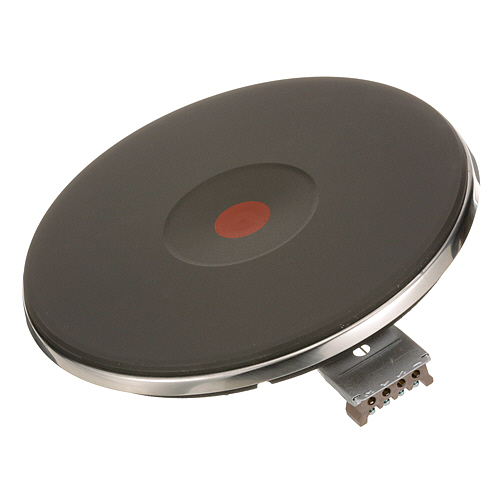 Hobart 00-354784-00002 French Plate Surface Heater W/4 Pin Terminals 9" DIA 2600W 240V