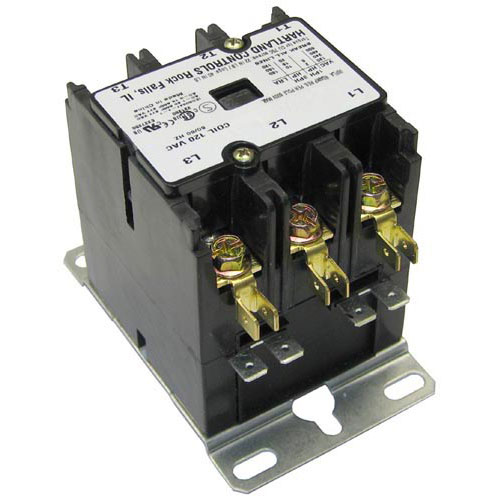 Curtis WC-431 3-Pole Contactor 60 AMP Inductive/75 AMP Resistive