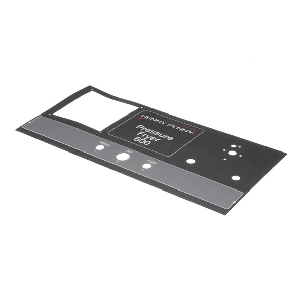 Henny Penny 61555 Fryer Decal Gas Control Panel Standard 600