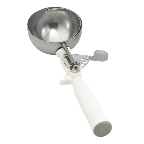 Vollrath 47139 Disher White Handle #6 5 1/3Oz HD