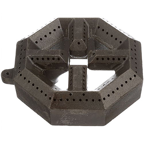 Garland GL222162 Range Gasket Burner Head Iron 5-3/4" DIA 8-Sides 1-Slot 2" Mounting Centers