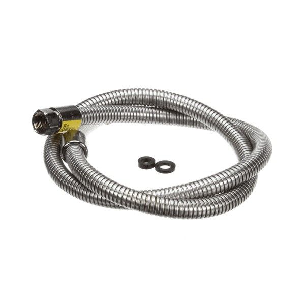 T&S Brass B-0054-H2A Flexible Hose 54" Without Handle Stainless Steel