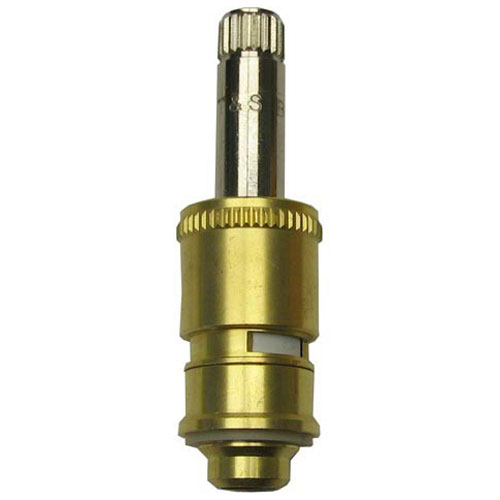 T&S Brass 011311-25 1/4 Hot Stem Assembly W/ Check, Ceramic, No Bonnet or Handle