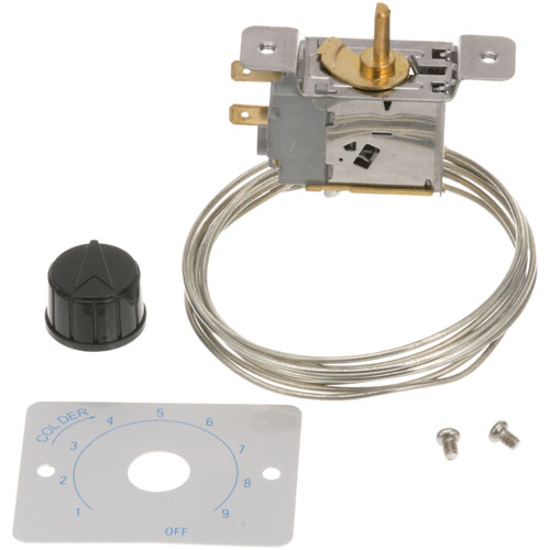 Randell HDCNT0501 Cold Control W/ 0.166" D-Stem Shaft, 42" Cap, Dial Plate & Knob