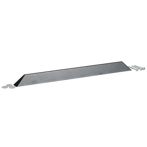 TRUE 830103 Black Plastic Pull Handle 3-1/2" CTRS 12-1/4" LONG, 3 Holes