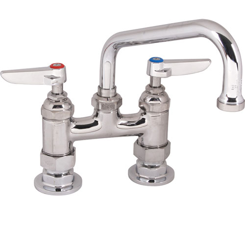 T&S Brass B0228 4" Deck Faucet , 6"Spt,Leadfree