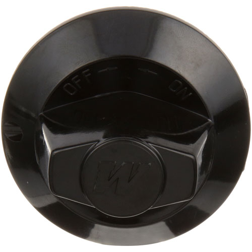 Hobart 719257-00012 Black Knob 2-1/2 D, Off-On