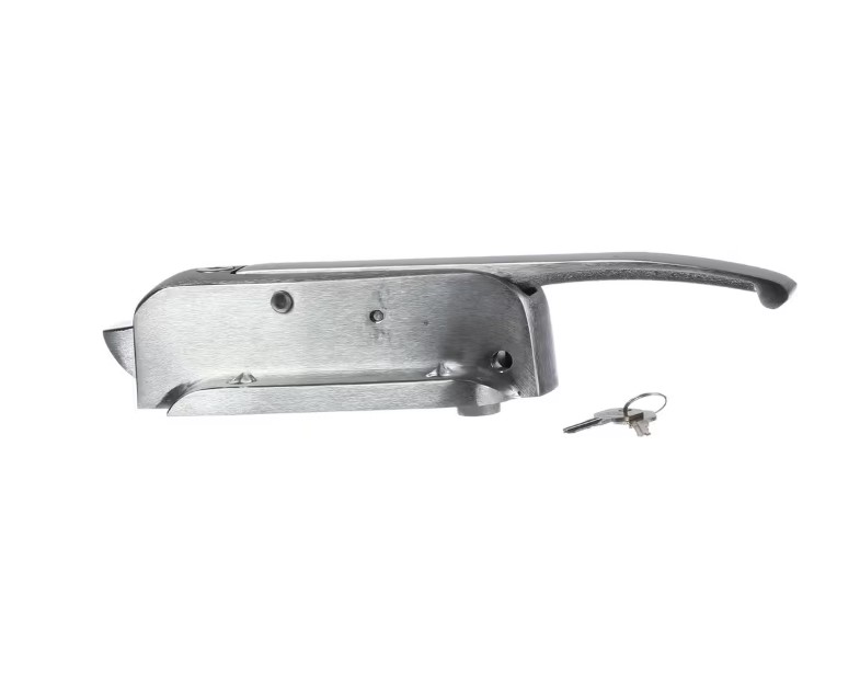Kason 56CL-6021 Door Latch Body W/Cylinder Lock & Keys Light Spring Brushed Chrome