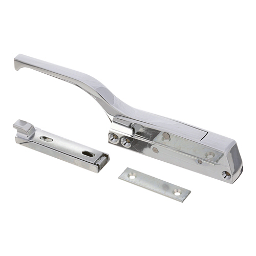 Atlas 6055-1 Magnetic Latch with Strike Curved Handle W/O Lock, Length 10-1/2" Width 1"