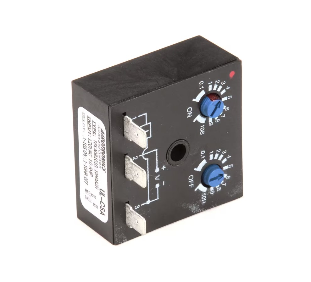 Ice O Matic 1011351-55 Cycle Timer 1-10 Seconds On/1-10 Hour Off 60Hz 120V