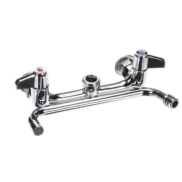 T&S Brass 5F-8WLX10 8' Wall Mount Mixing Faucet 10 Swing
